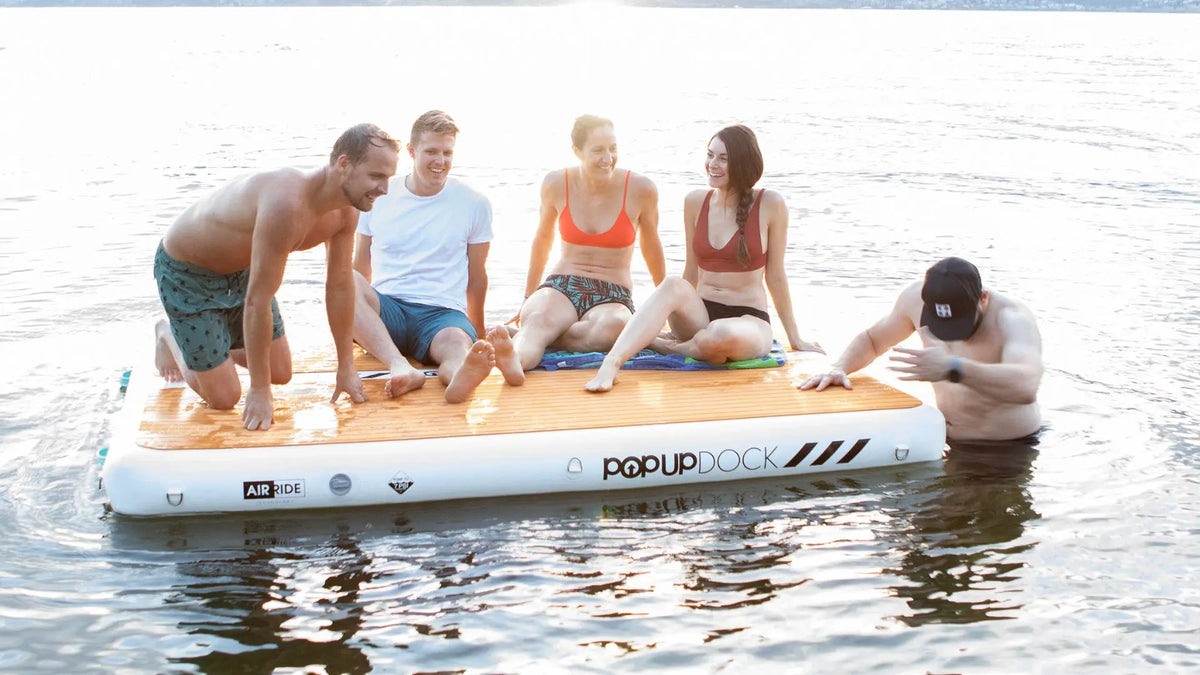 How to Anchor an Inflatable Floating Dock: Setup Guide | POPboardco