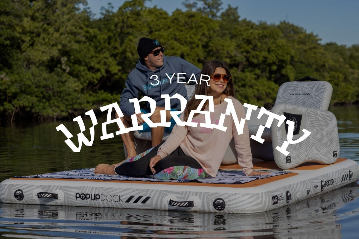 8x7ft Inflatable Party Dock - The Party Barge for Boats