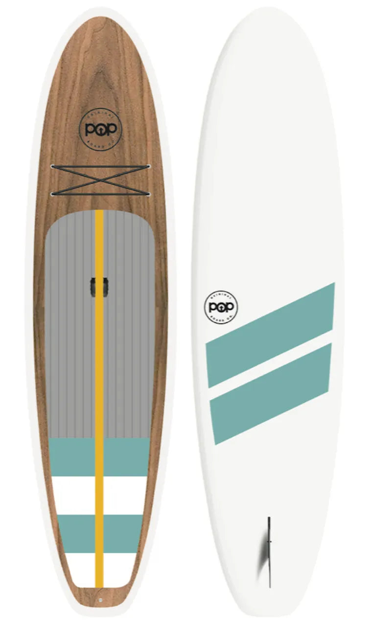 11'6" Amigo Wood Rigid Paddle Board - Durable Composite Build